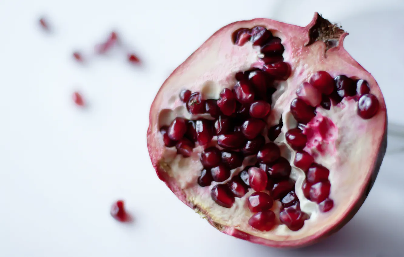 Photo wallpaper red, bone, garnet