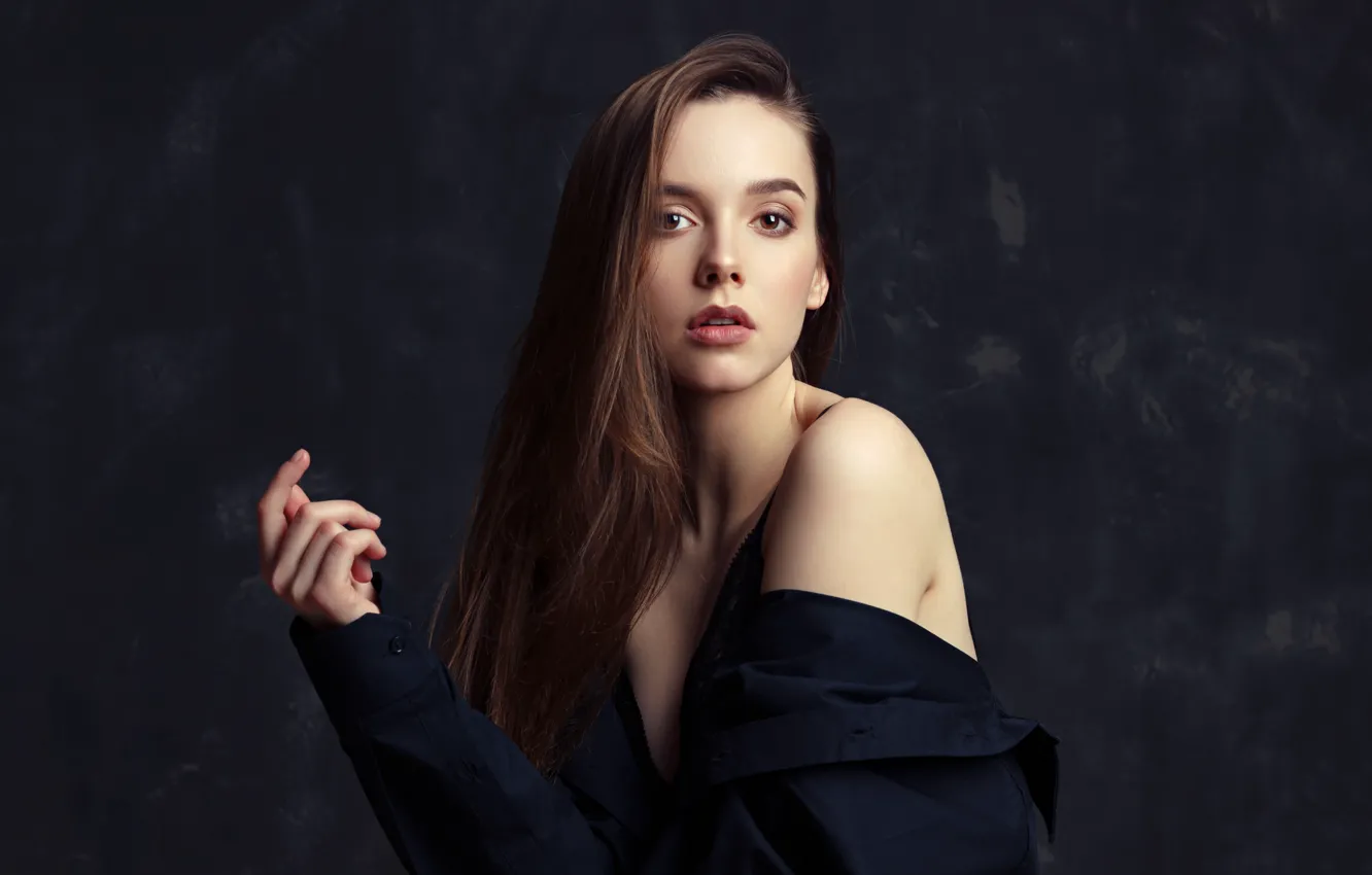 Photo wallpaper portrait, sponge, retouching, Dasha, Evgeniy Bulatov