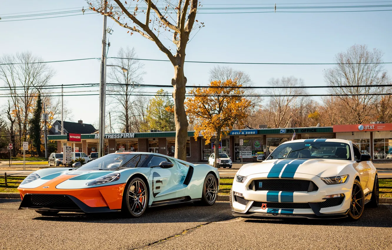Photo wallpaper Ford, Shelby, GT, Mustang GT350