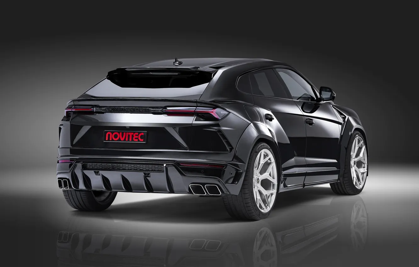 Photo wallpaper Lamborghini, rear view, crossover, Urus, Novitec, 2019