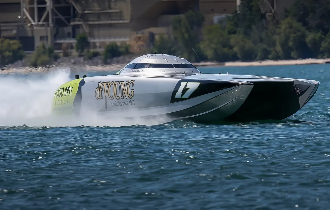 Photo wallpaper race, boat, speed