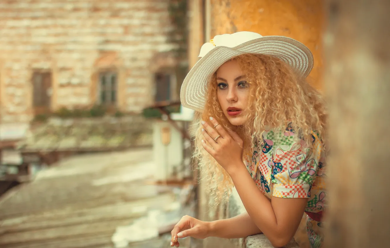 Photo wallpaper look, portrait, girl