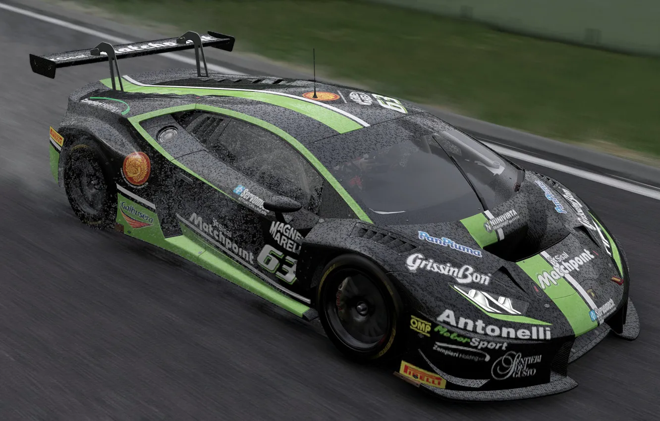 Photo wallpaper race, track, Lamborghini, Project CARS 2