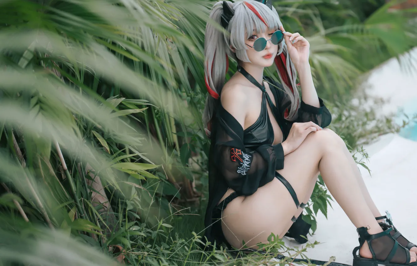 Photo wallpaper model, women, cosplay, asian, Azur Lane, Abaoyeshitunia, Women Outdoors