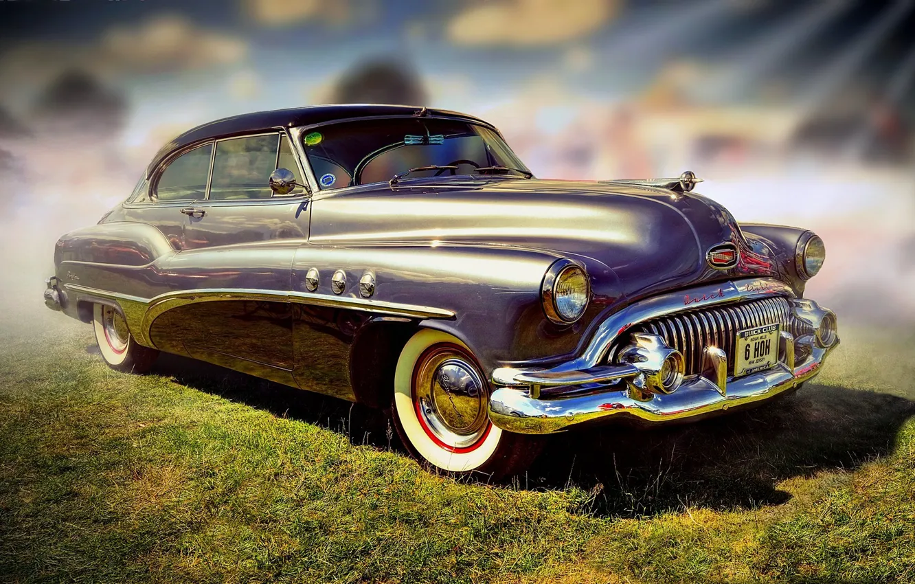 Photo wallpaper retro, Buick, car, classic, the front, Buick