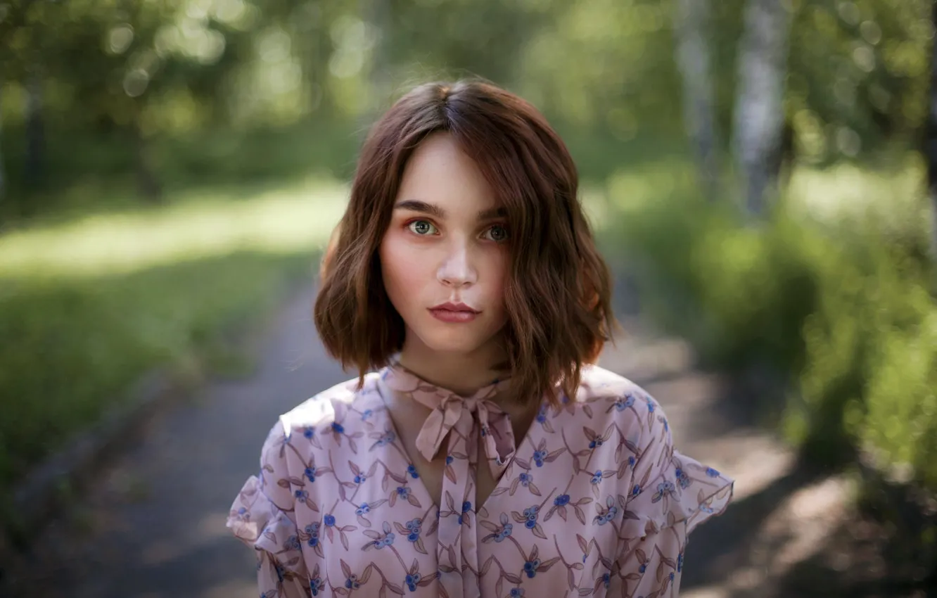 Photo wallpaper look, girl, hair, Vitalik Nelzin