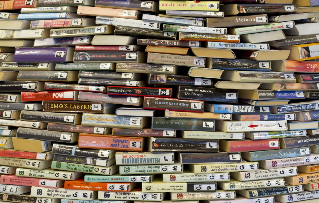 Photo wallpaper background, book, a lot