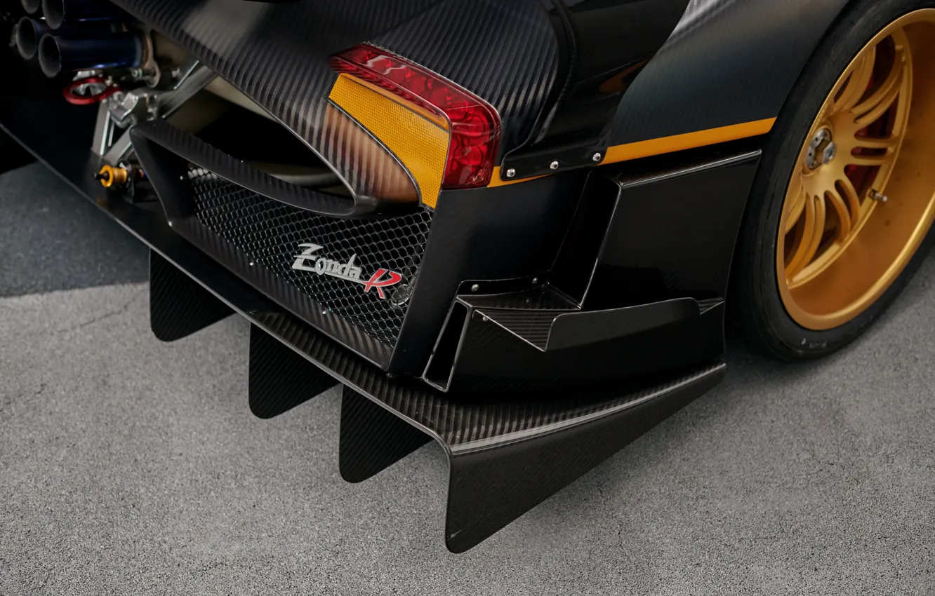 Photo wallpaper Pagani, Pagani Zonda R, Zonda, badge