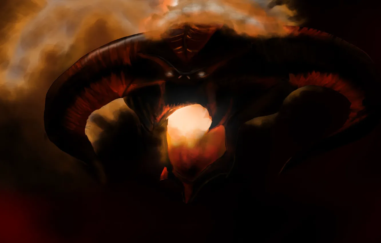 Photo wallpaper The Lord Of The Rings, Balrog, The Lord of the Rings, Artwork