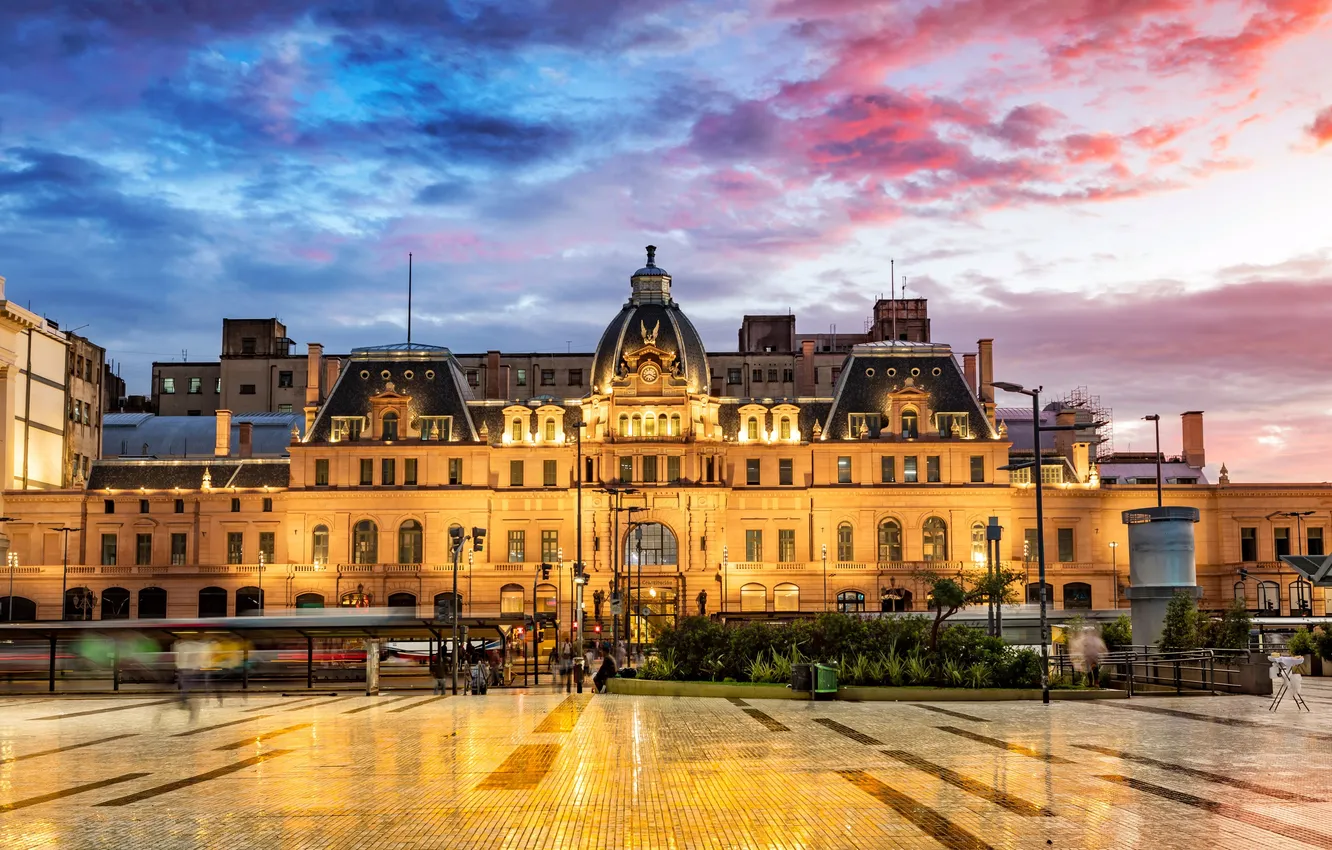 Photo wallpaper Argentina, Argentina, Buenos Aires, Buenos Aires, Constitution Train Station, Constitution Railway Station