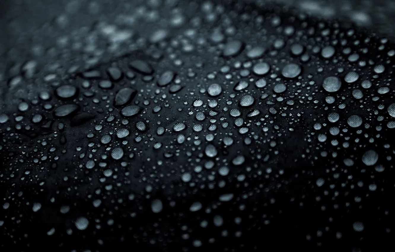 Photo wallpaper water, drops, macro, umbrella