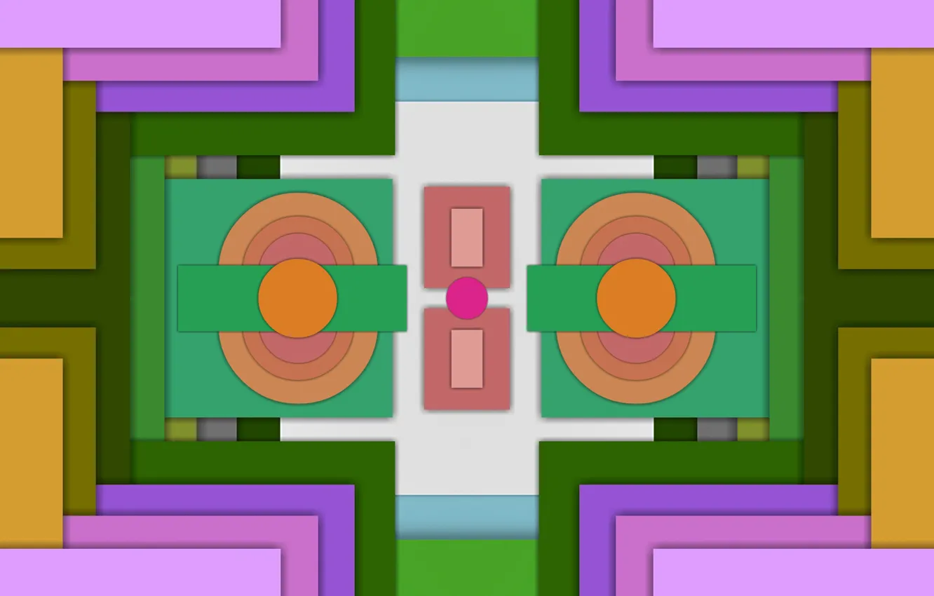 Photo wallpaper color, figure, symmetry