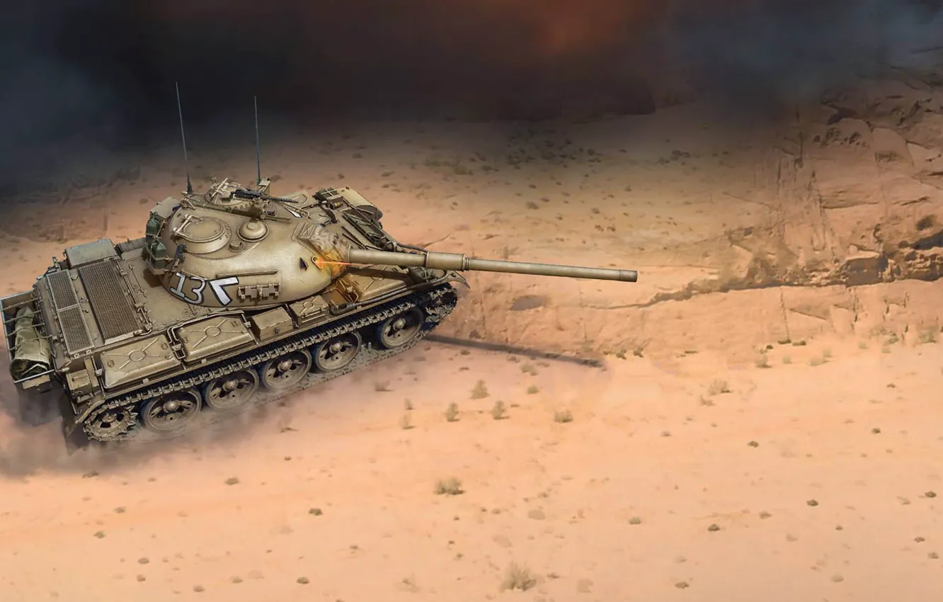 Photo wallpaper Ti-67, TI-67, Tiran 5, The tyrant 4, the Israeli modification of the Soviet, medium tanks …