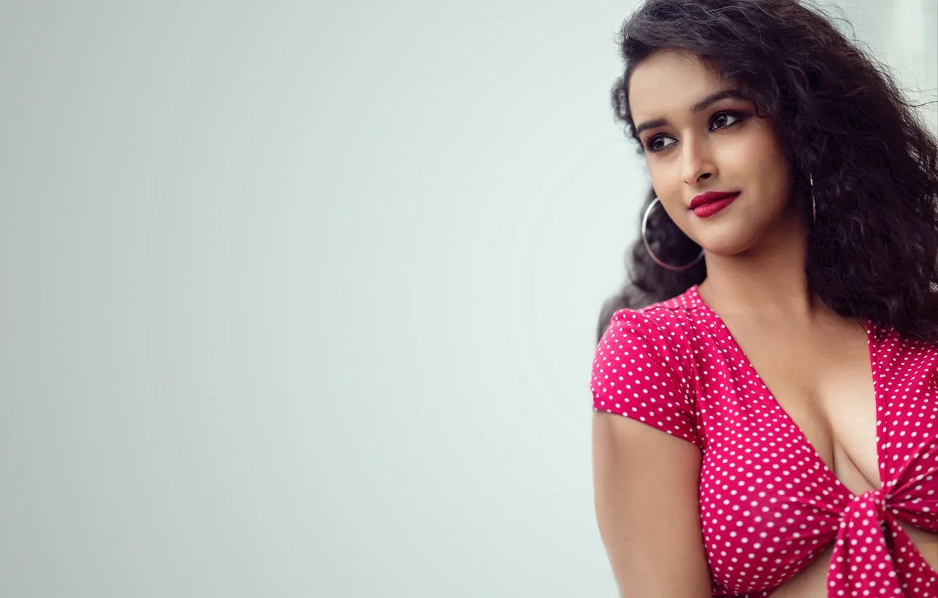 Photo wallpaper girl, hot, sexy, eyes, smile, beautiful, figure, model