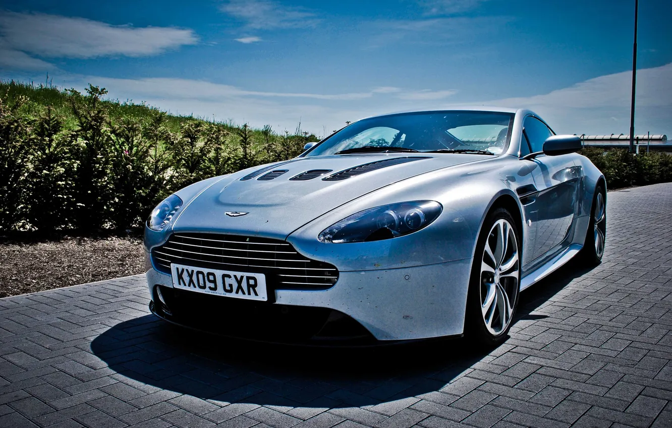 Photo wallpaper Wallpaper, Aston Martin, Vantage, cars, auto, wallpapers, V12, Сars wall
