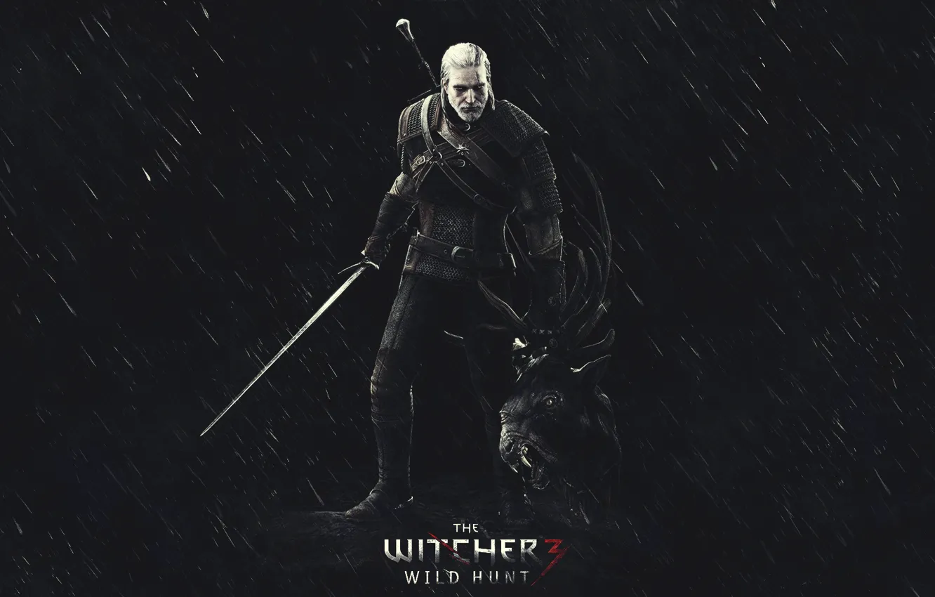 Photo wallpaper the game, The Witcher, The Witcher 3: Wild Hunt, FuriousGFX