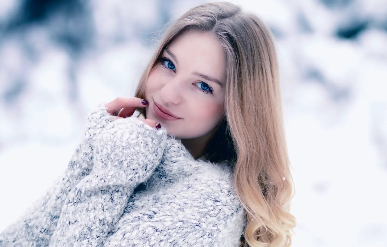 Photo wallpaper Girl, Light, Beautiful, Amazing, Russian, Portrait, Outdoor, Katya