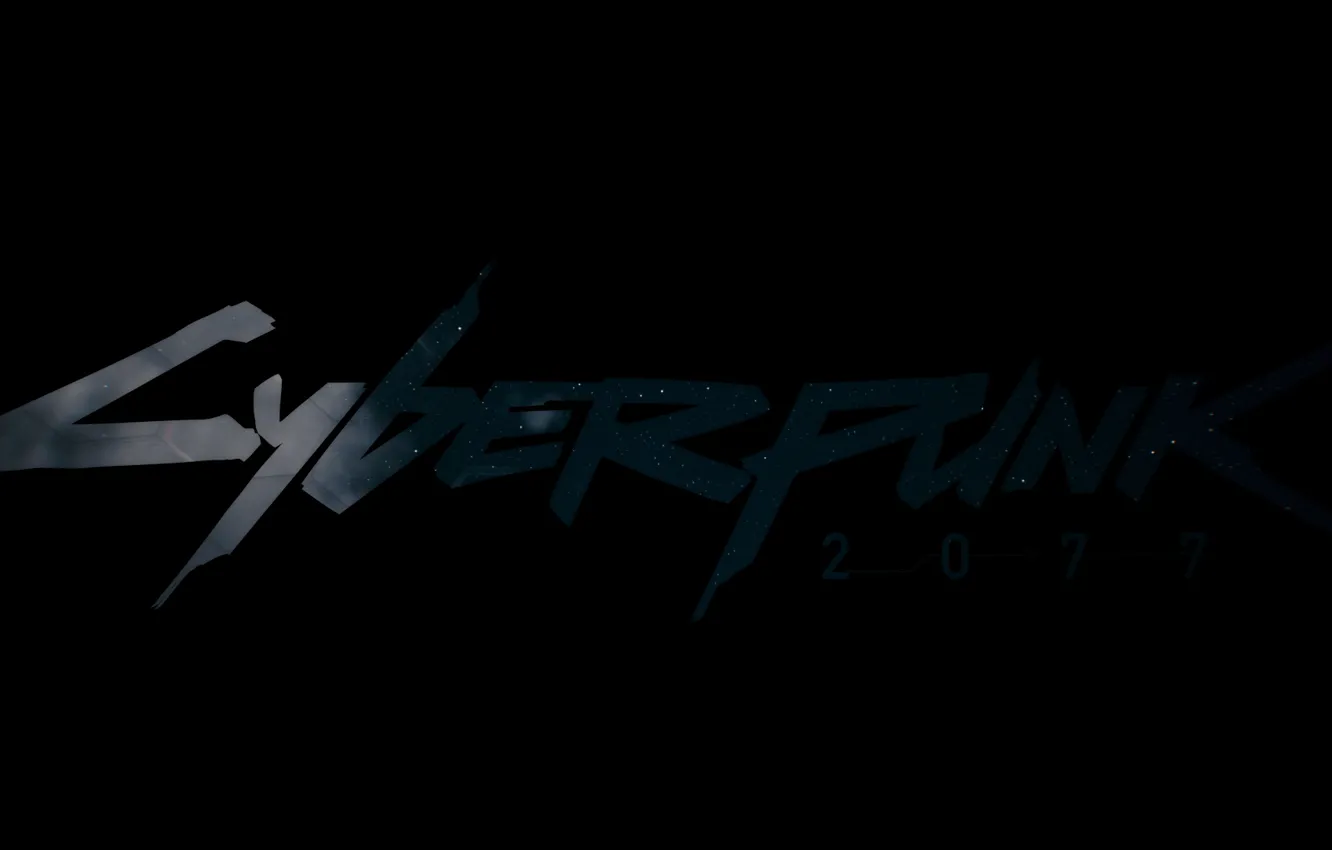 Photo wallpaper space, stars, logo, logo, cyberpunk, Cyberpunk 2077, Cyberpunk, Cyberpunk 2077