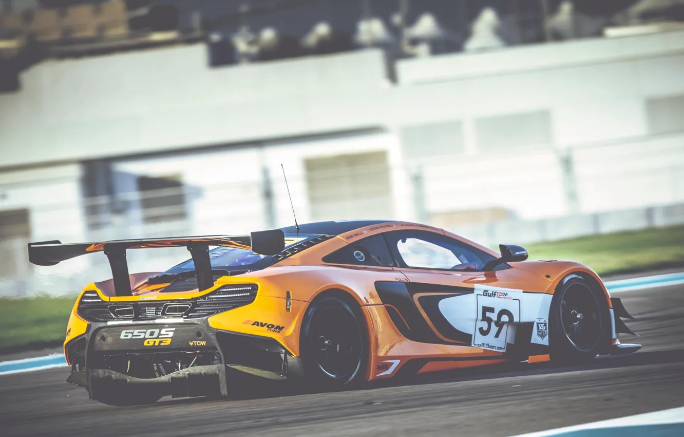 Photo wallpaper McLaren, GT3, Abu Dhabi, 2014, 650S, Yas Marina