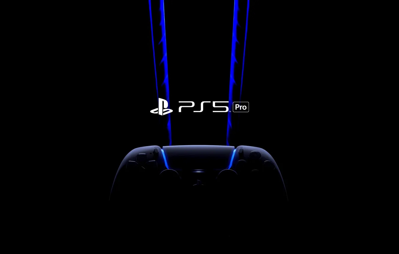 Photo wallpaper joystick, technology, Wireless Controller, Dual Sense, Gaming Console, Playstation 5 Pro