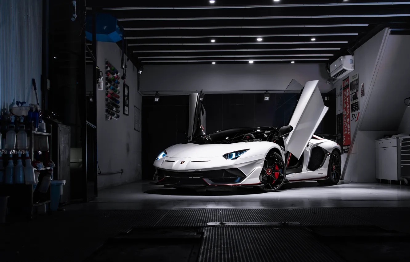 Photo wallpaper Aventador, SVJ, LP770-4