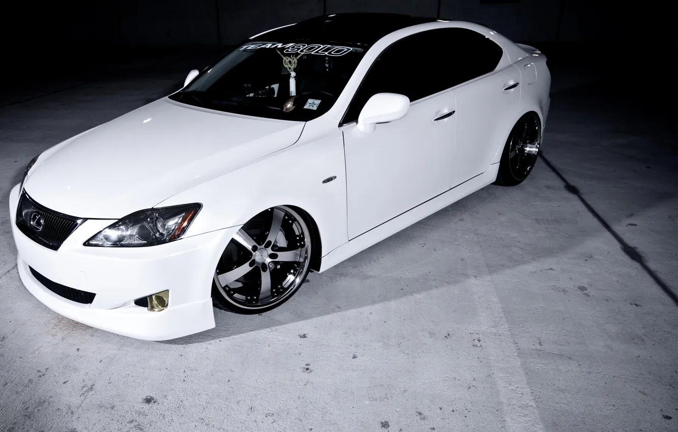 Photo wallpaper white, Lexus, white, Lexus, Vossen Wheels, team sold