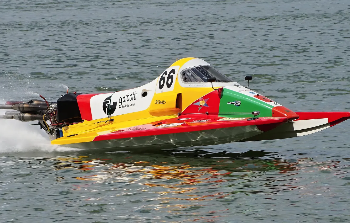 Photo wallpaper race, boat, speed