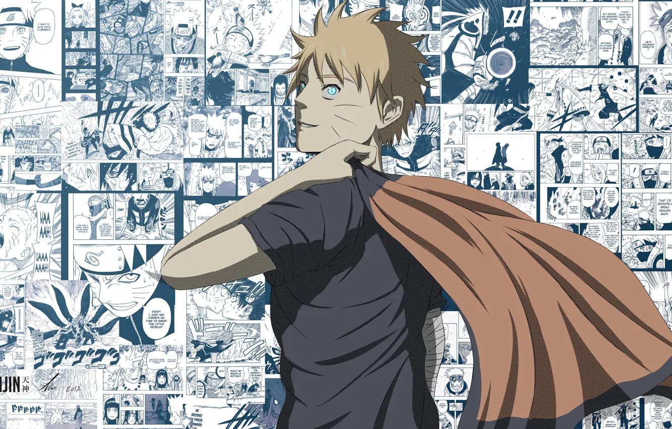 Photo wallpaper background, manga, Naruto, Naruto, Naruto Uzumaki
