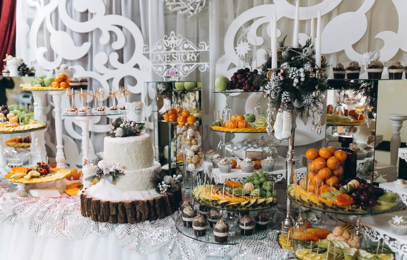 Photo wallpaper sweets, cake, yummy, the difference