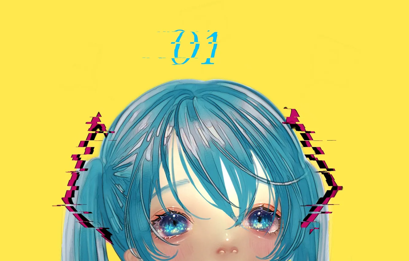 Photo wallpaper girl, vocaloid, hatsune miku