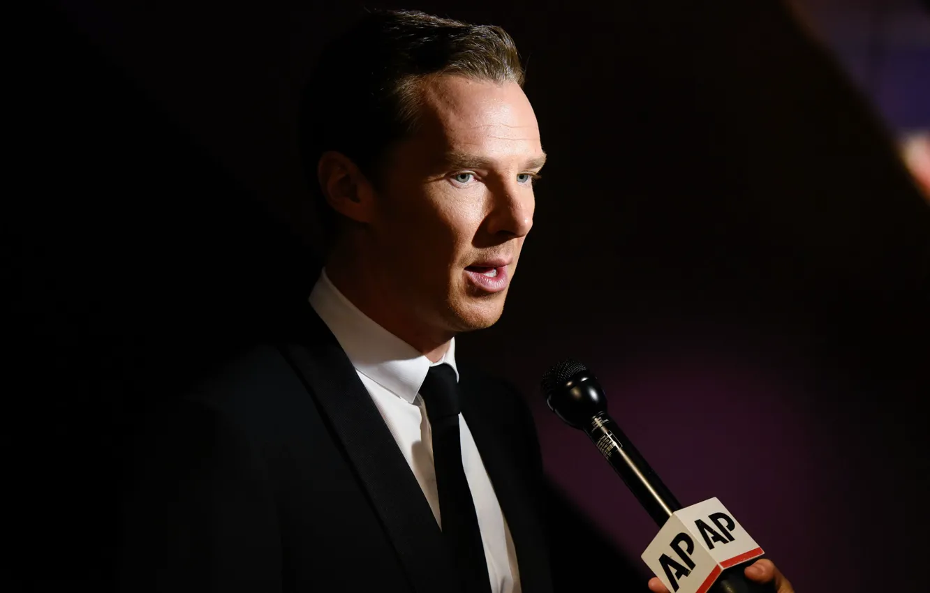 Photo wallpaper look, background, microphone, the conversation, Benedict Cumberbatch, Benedict Cumberbatch