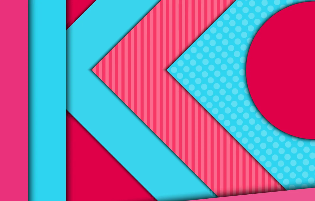 Photo wallpaper line, circles, vector, texture, pink, geometry, design, color