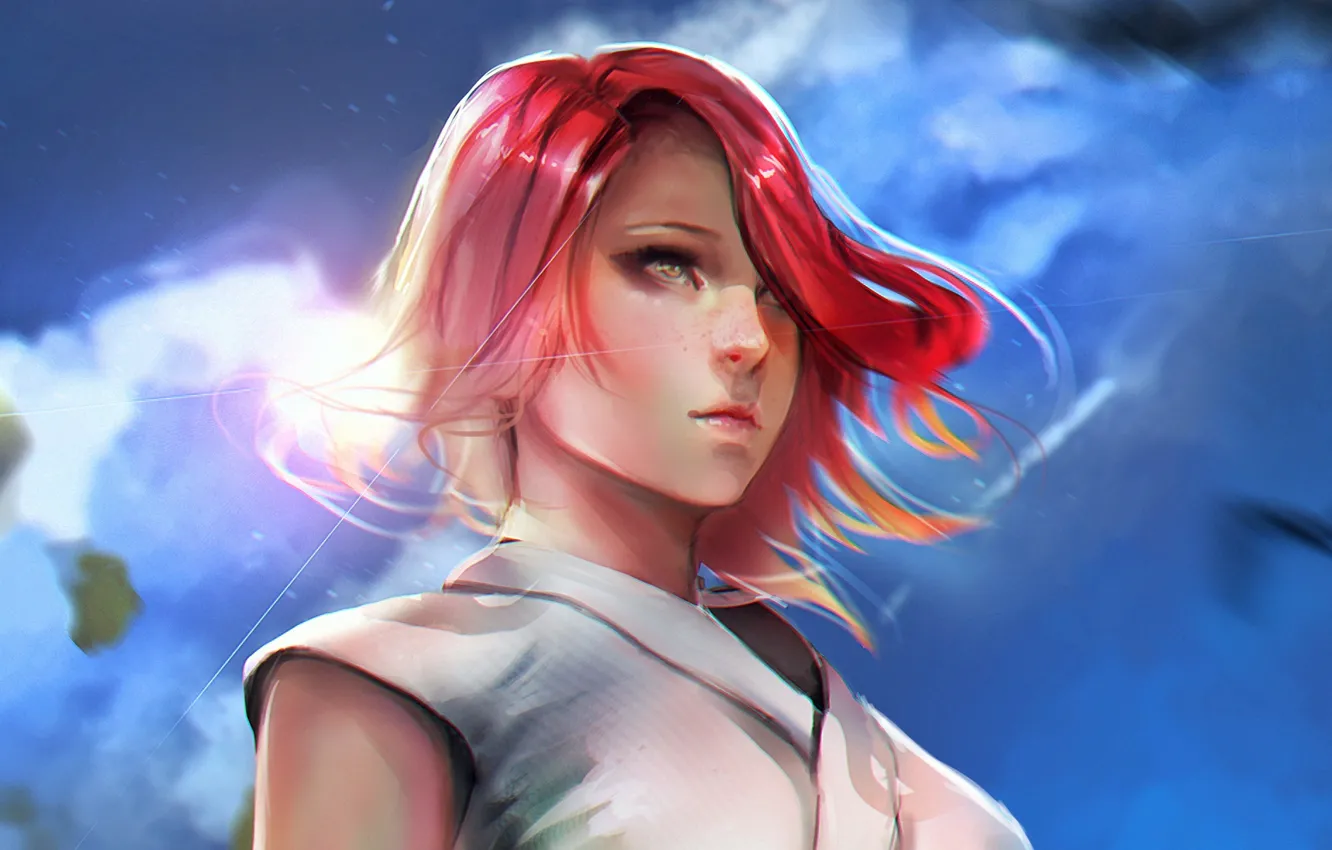 Photo wallpaper girl, art, Miria, Talitapersi