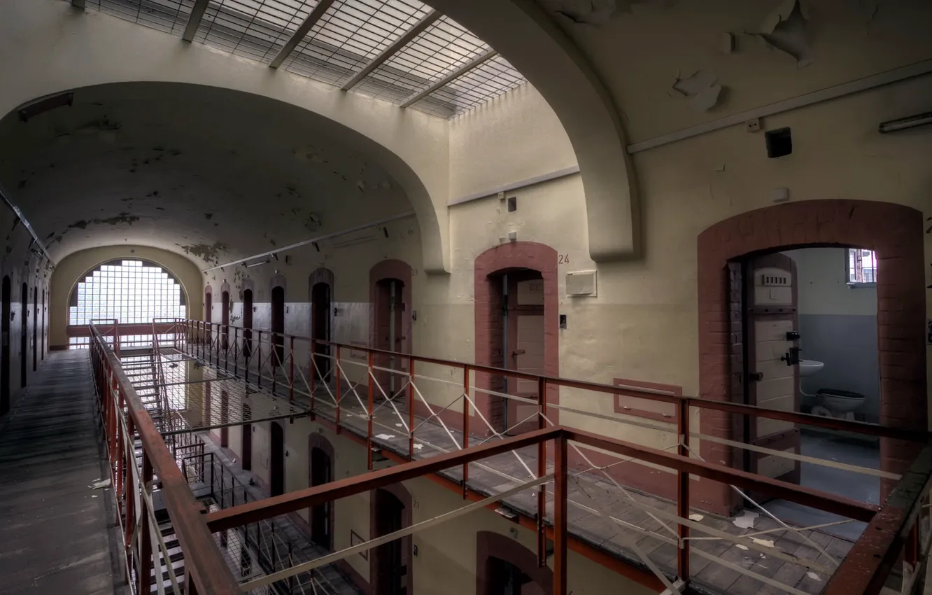 Photo wallpaper interior, camera, prison