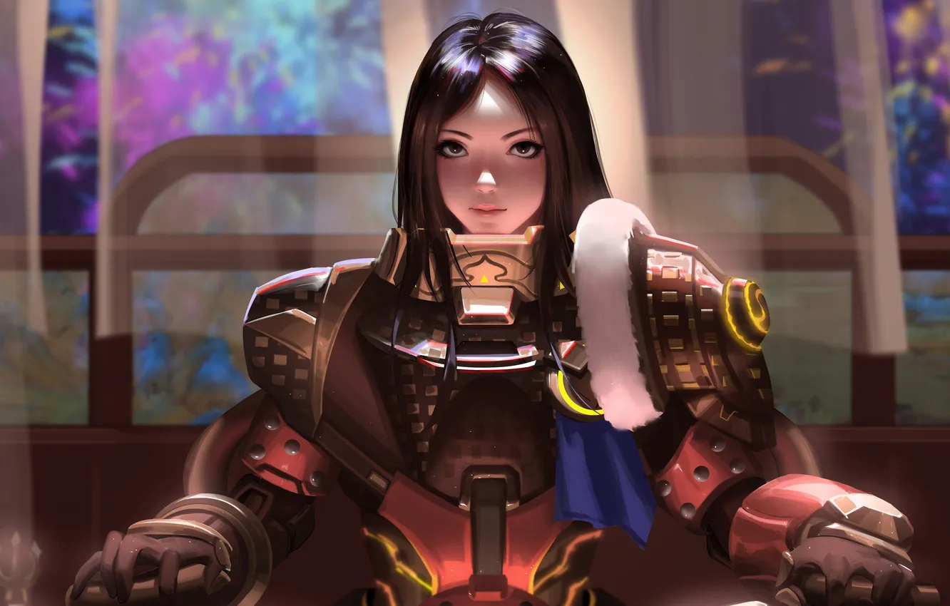 Photo wallpaper Overwatch, Brigitte, DVA