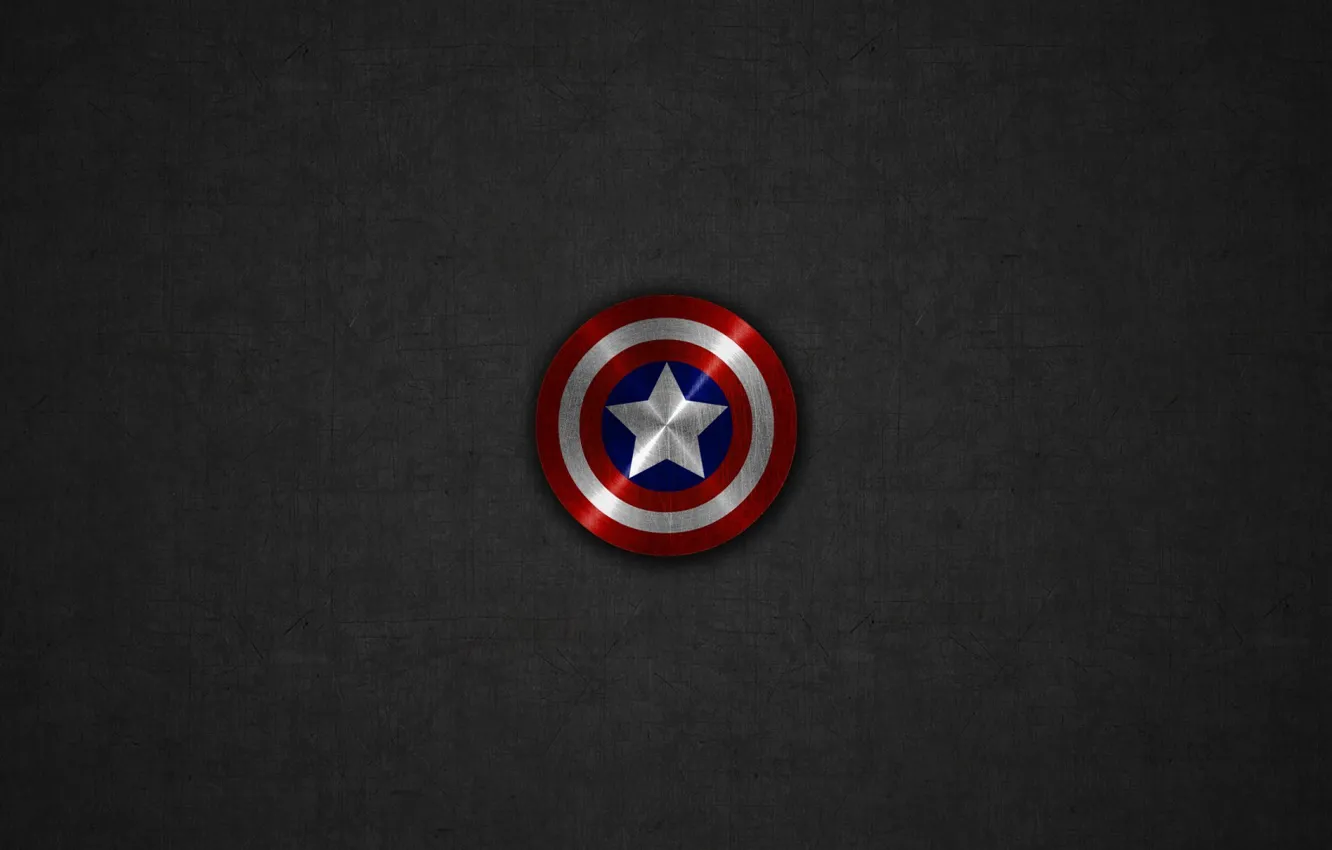 Photo wallpaper Marvel, shield, Captain-America