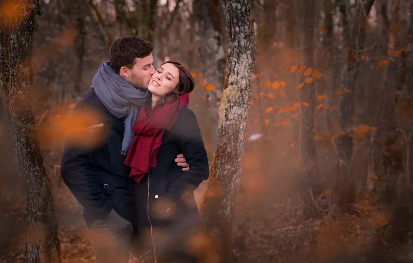 Photo wallpaper love, nature, people