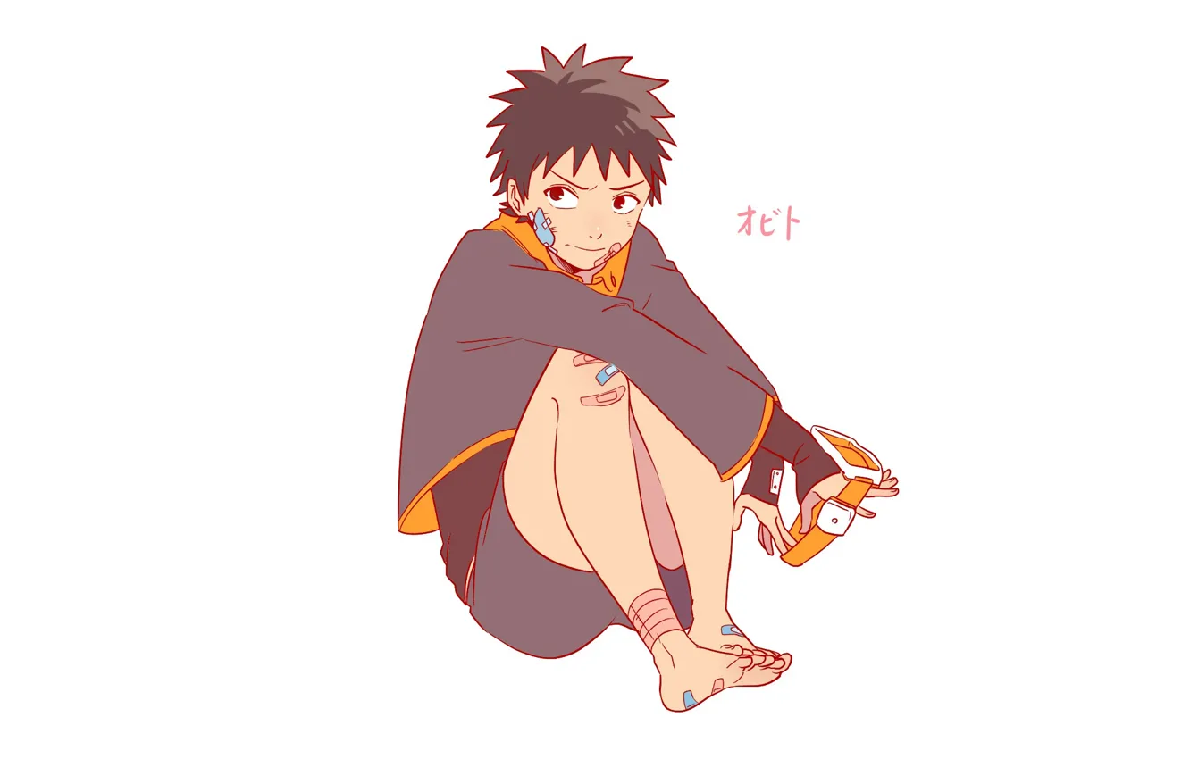 Photo wallpaper Naruto, Naruto, upholstered Uchiha