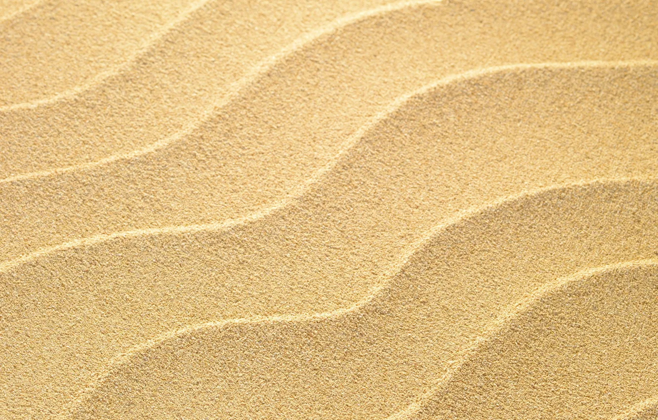 Photo wallpaper sand, wave, texture, sand