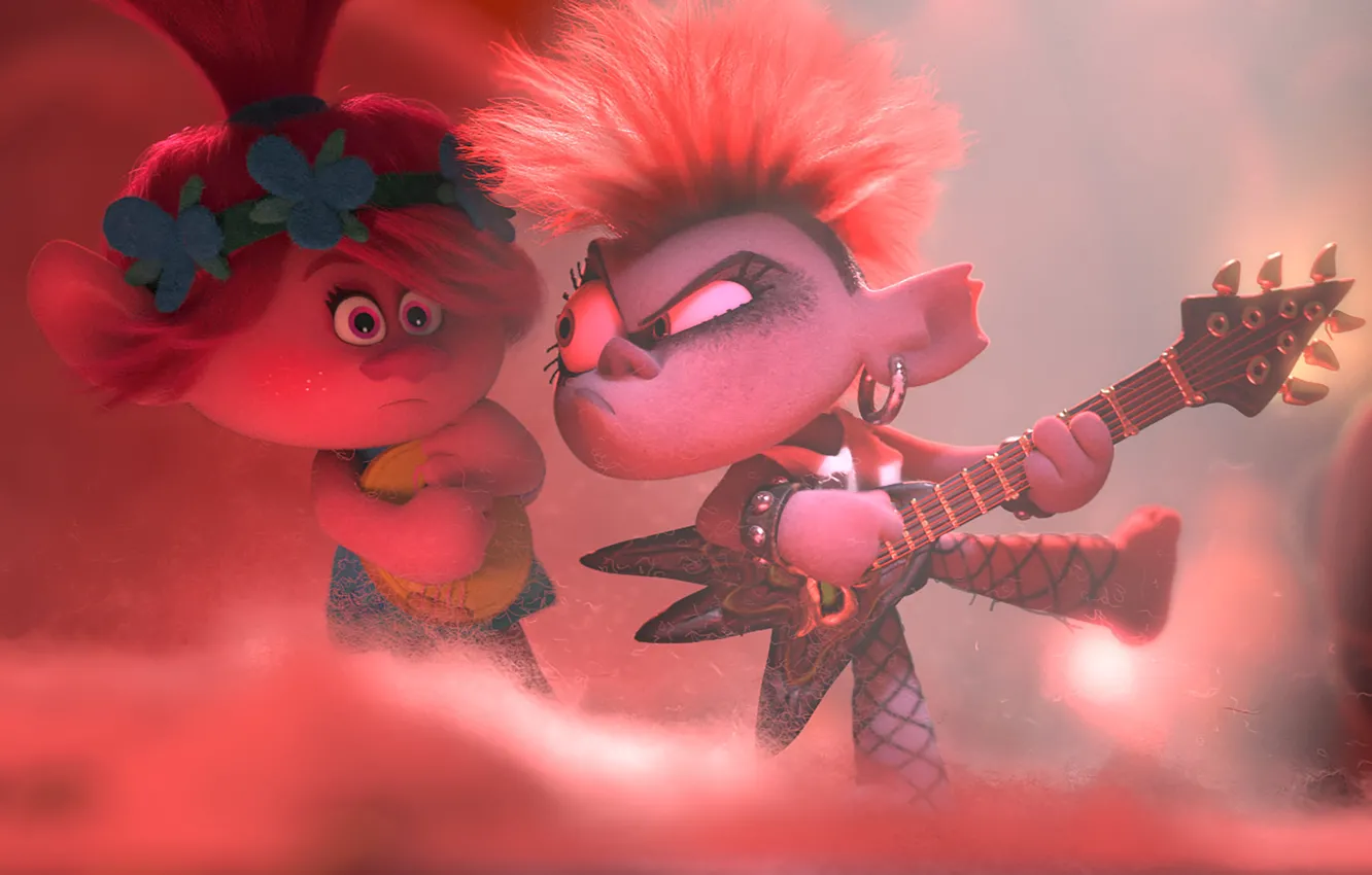 Photo wallpaper cartoon, ozzy osbourne, poppy, rosette, trash, Anna Kendrick, Anna Kendrick, 2020