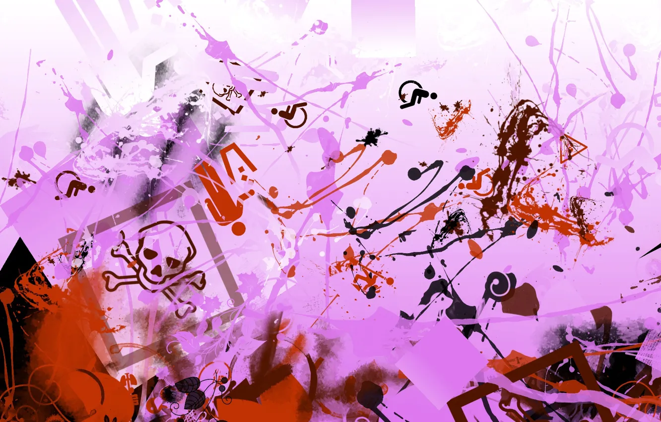 Photo wallpaper color, texture, form