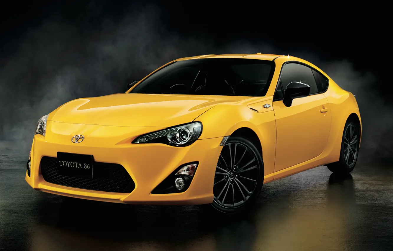 Photo wallpaper Toyota, Toyota, 2015, Yellow Limited Aero Package, 86 GT