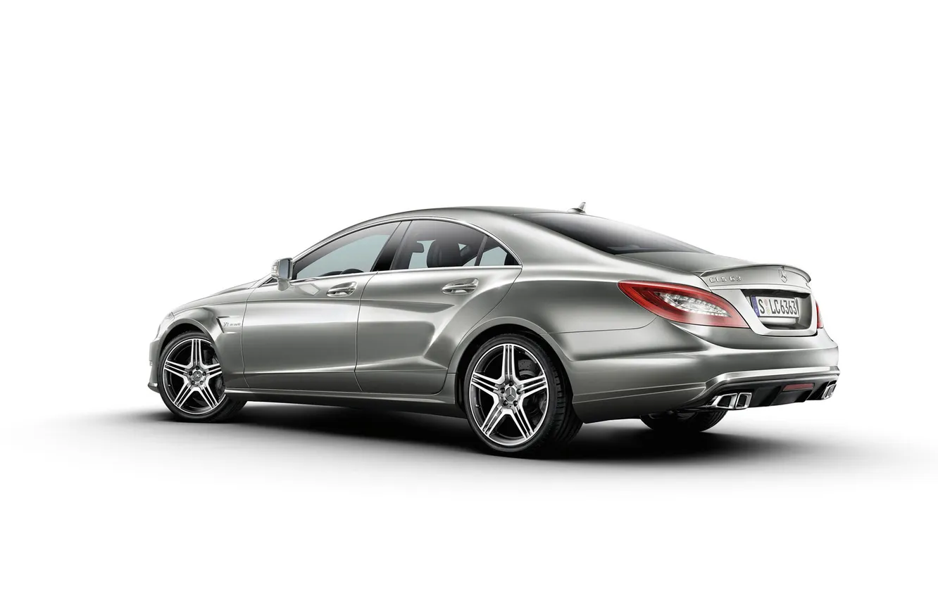 Photo wallpaper grey, Mercedes, CLS63