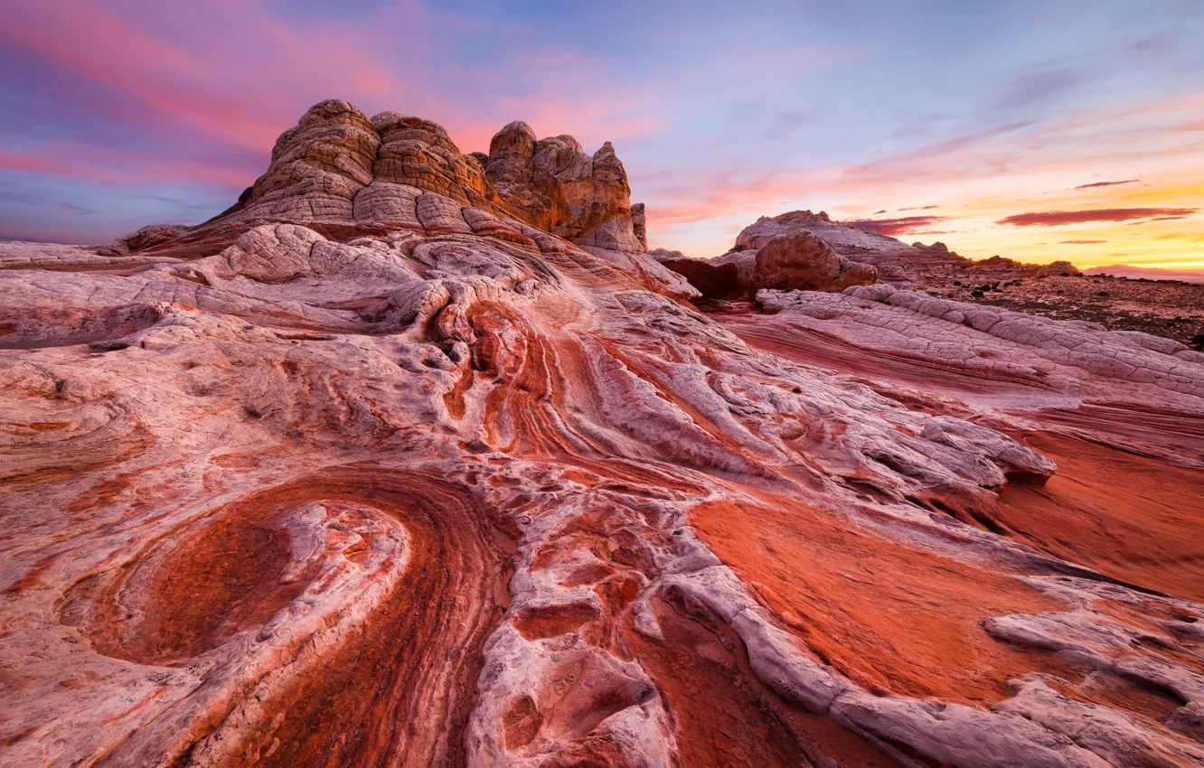 Photo wallpaper the sky, mountains, nature