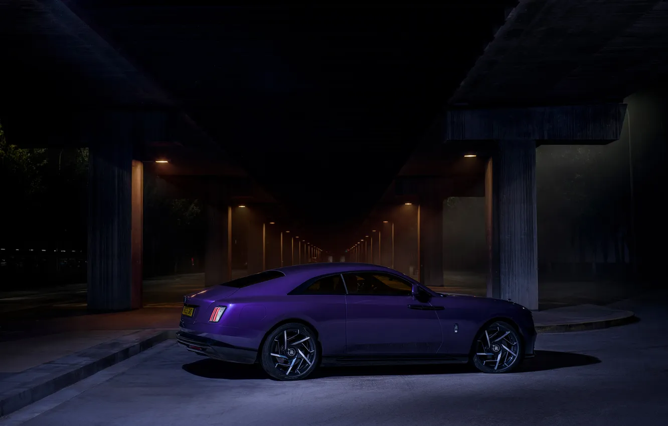 Photo wallpaper Royce, rolls, SPECTRE, Black Badge