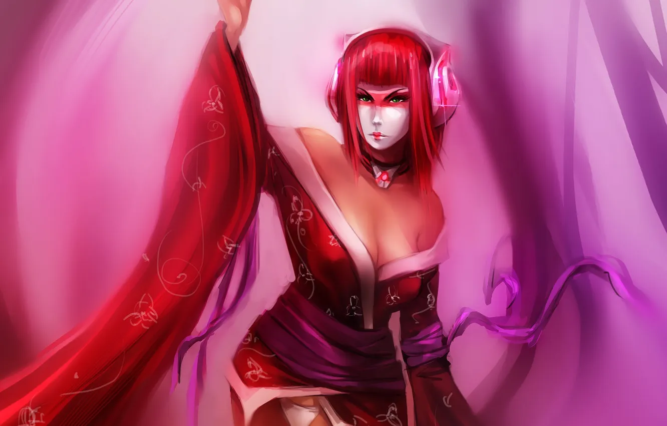 Photo wallpaper look, girl, makeup, art, manicure, aditya777