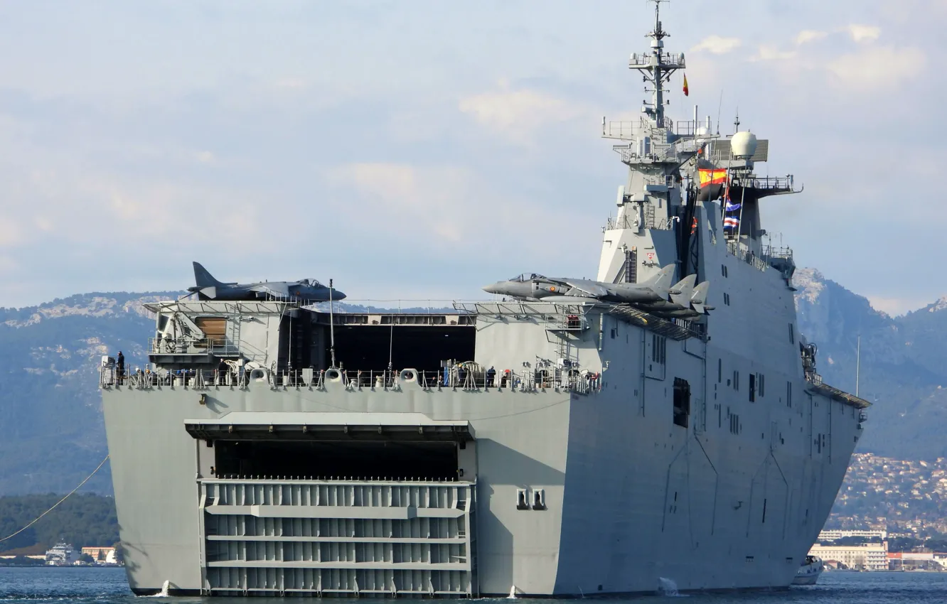 Photo wallpaper ship, landing, universal, Juan Carlos l