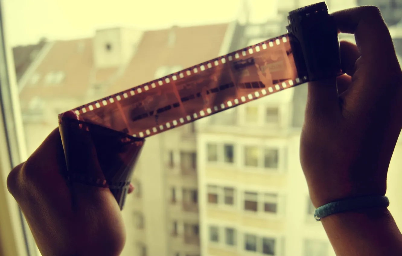 Photo wallpaper light, photo, mood, figure, film