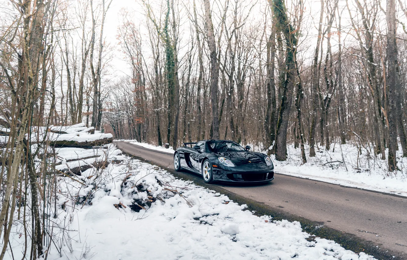 Wallpaper Porsche, Porsche Carrera GT, front view for mobile and ...