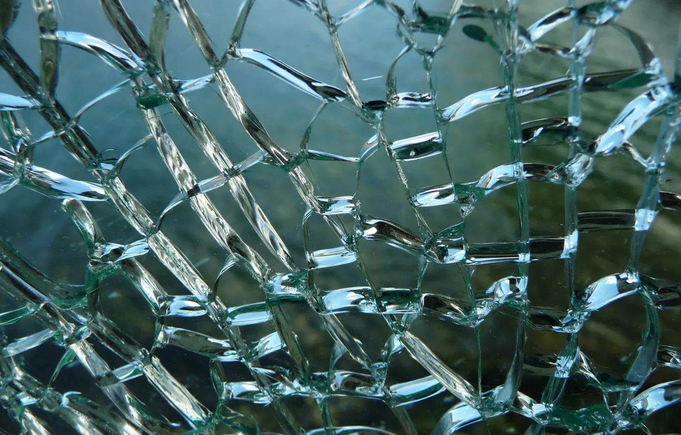 Photo wallpaper glass, cracked, texture, transparent, broken, Wallpaper from lolita777